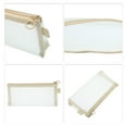 thumbnail image 3 of 1 Pc Women Convenient Travel Cosmetic Bag for Vacation Outdoor Activities Khaki Nylon Mesh, 3 of 4