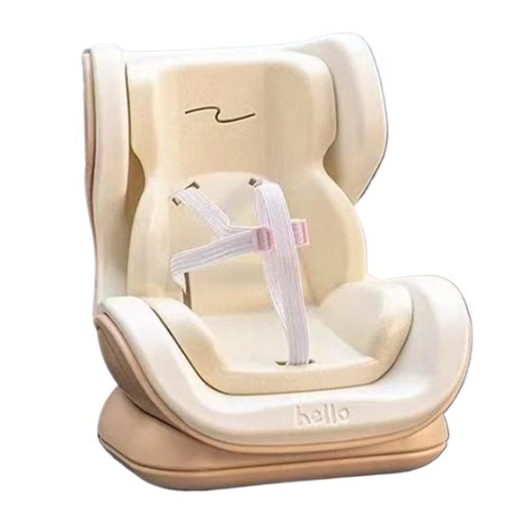 Doll Car Seat Model 17cm Dool with Vent Clip and Desktop Display, Cute and Functional Car Ornament Collectible Toy Accessories