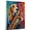 American English Coonhound, variant on Plott Hound Dog Stretched Canvas Size 8x12 Saxophone Canvas – Cute Plott Hound Canvas Wall Art of Puppy Playing Saxophone, Perfect for Dog and Music Fans