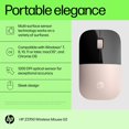 thumbnail image 4 of Wireless Mouse HP Z3700 G2 1200 DPI Pale Rose Gold, 4 of 6