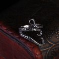 thumbnail image 3 of BRBAM Adjustable Punk Style Octopus Tentacle Ring Unisex Devilfish Jewelry Gift (Silver), 3 of 5