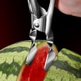 thumbnail image 6 of Watermelon Opener Save Labors Built-in Spring Easy to Open Fruit Durian Shell Opener Clip Stainless Steel Durian Peel Breaking Tool Kitchen Gadget, 6 of 9