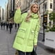 thumbnail image 2 of Chaqueta larga holgada y gruesa de algodón con relleno de algodón para mujer, chaqueta de algodón con capucha para estudiantes, chaqueta de plumón de algodón de moda, 2 of 6