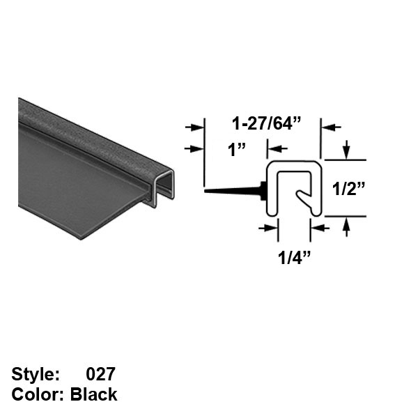 Water and Weather Resistant Rubber PushOn Seals with Foam Rubber Wiper
