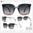 thumbnail image 2 of Womens Trendy Retro Inset Lens Oversize Horn Rim Plastic Fashion Sunglasses Slate - Black Pink, 2 of 8