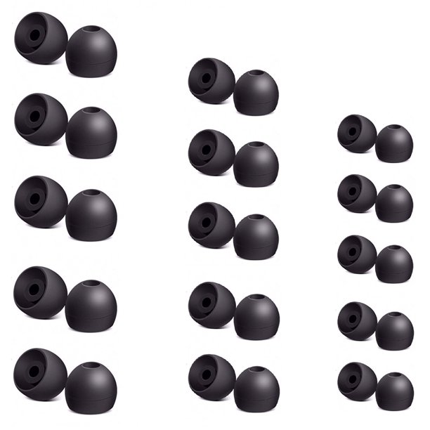 Tiehnom 30 Piece (15 Pair) Samsung Earbud Covers Silicone Tips