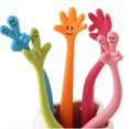 thumbnail image 2 of 6 pcs/set Bendable Gesture Ballpoint Pen Free Bend Cute Cartoon Silicone (0.7mm black ink) random style, 2 of 5