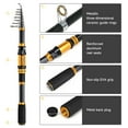 thumbnail image 3 of Spinning Fishing Rod Telescopic Carbon Fiber Casting Rod High Sensitive Fast Rod, 3 of 18