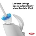 thumbnail image 4 of OXO Good Grips Compact Toilet Brush & Canister - Gray, 4 of 6