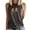 DT-Gray, variant on Women's Feather Arrow Graphic Tank Top - Polyester Casual Summer & Festival Wear, Boho for Outings