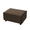 Ottoman + Velvet + Brown, variant on Luckynote 41.3""Upholstered Velvet Sofa with Nailhead Trim and Rolled Armrests,Mid-Century Modern Chesterfield Sofa with Button Tufted,Includes 1 Pillows,Beige/White