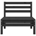 thumbnail image 3 of vidaXL 4 Piece Garden Lounge Set Black Solid Pinewood, 3 of 4