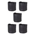 thumbnail image 3 of Yuarrent Bolsas grandes para cultivo de plantas de 1 a 34 galones, bolsa redonda para plantar flores, bolsa para el crecimiento de plantas con 18*15 cm 5piezas, 3 of 6