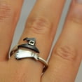 thumbnail image 3 of Anillo de bruja de Halloween Anillos creativos Anillos de bruja de moda Anillo con sombrero de bruja, 3 of 4