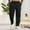 #Black, variant on DPTALR Men's Solid Comfy Casual Pants with Drawstring and Pockets, Black Big and Tall Men XXL
