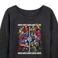 thumbnail image 3 of Marvel - Heroes Vs Villains - Women's French Terry Pullover Sweatshirt, 3 of 5