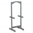 thumbnail image 4 of Riverbay Furniture Transitional Wood 5 Piece Compass Tray Table Set in Gray, 4 of 20