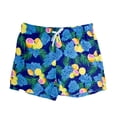 thumbnail image 1 of Traje de baño para caballero Forte Underwear  Modelo Copacabana, Estilo short corto, Estampado azul con limones, 1 of 2
