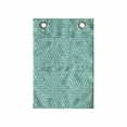 thumbnail image 1 of Abstract Hanging Pocket Organizer, Modern Style Minimalist Boho Aztec Tribal Geometry Triangle Hipster, Printed Polyester Storage Bag with Pockets, 14" x 20", Sea Green and Pale Blue, 1 of 2