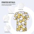 thumbnail image 5 of Rocae Cartoon Chicken for Breathable Men's Baseball T-Shirt Fashionable Casual Baseball Jersey, Moisture-wicking Sportswear Small, 5 of 9