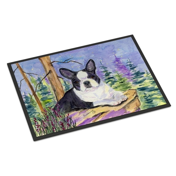 Carolines Treasures SS8638MAT Boston Terrier Doormat 18x27 27"L x 18"W multicolor