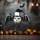 thumbnail image 1 of Murciélago Inflable de Halloween CUTICAT Decoración Fantasma PVC 114 cm x 70 cm, 1 of 8