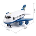 thumbnail image 1 of avión Juguete modelo de avión temático para niños con funciones de luces y sonidos Juguete modelo de avión con coche de aleación de 6 piezas ANGGREK Otros, 1 of 7
