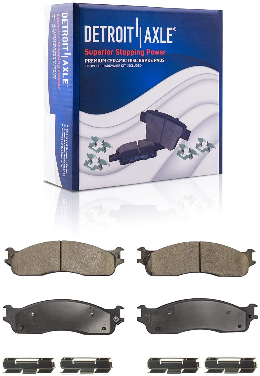 Autodayplus Front Ceramic Brake Pads For Dodge Ram 1500 (2003-2008) & 2500/3500 (2004-2008)