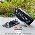 thumbnail image 2 of Bburago-coche de carreras de rendimiento, modelo de coche de simulación, coche de aleación, regalo de colección, 1:43, 2021, F1, Mercedes Benz W12 E Fivean unisex, 2 of 2