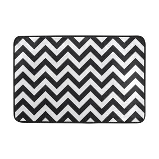 Black & White Striped Doormat – blackandwheatco