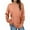 Pink, variant on Otvok Womens Tops Autumn Winter Shirts Solid Pullover Long Sleeve Blouse