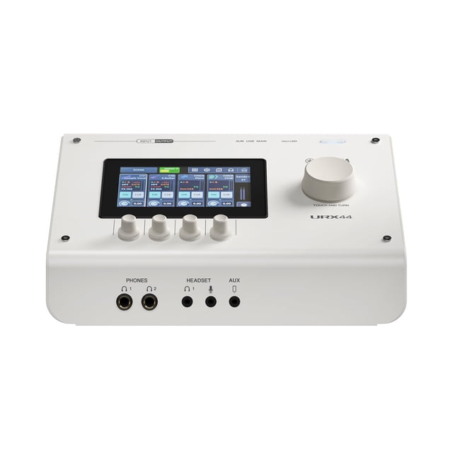 Interfaz de audio Yamaha URX44 de 6 entradas y 4 salidas USB-C con pantalla táctil