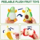 thumbnail image 5 of Montessori, Baby Soft Play House Fruit Basket Sensory Toys for 0-6-12 Months Baby, Newborn Felt Simulation Food Educational Toy, 5 of 6