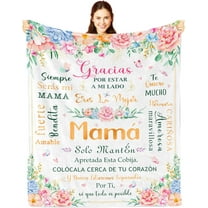 Regalos para Mamá, Regalos para Mama En Español, Feliz Dia De Las Madres, Gifts for Mom in Spanish, Mom Gifts from Daughter Son, Birthday Gifts for Mom, Mom Birthday Gifts Blanket 50x60in