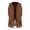 Dark Brown, variant on Ocealan Kids Western Vest Sleeveless Open Front Riveted Tasseled Waistcoat Cowboy Cowgirl Outerwear Dark Brown 6
