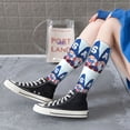 thumbnail image 4 of Cauagu Cute Gnomes in USA Print Women's Men's Ankle Socks 1-pack Casual Athletic Socks for Unisex Adult Moisture-Wicking Socks for Daily Wear/Running/Sport, 4 of 8