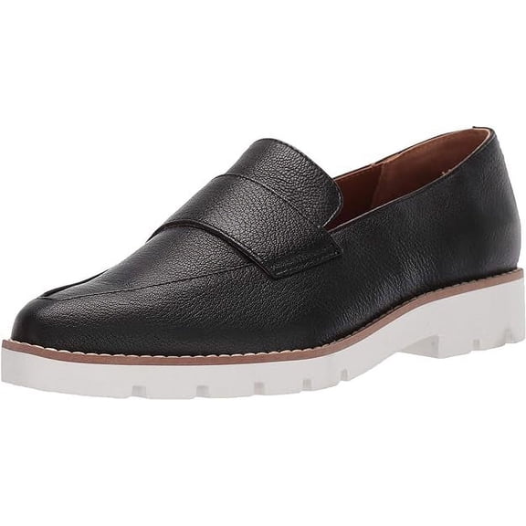 Franco Sarto Women's Draco Penny Slip-On Loafers, Black, Size 6 (M)