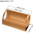 thumbnail image 2 of Business Card Holder, 1 Pack Aluminum Name Card Collection Display Stand Organizer for Office Desk,Blue, 2 of 4