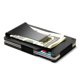 thumbnail image 1 of Slim Minimalist Front Pocket RFID Blocking Metal Wallets for Men with Money Clip 86*54*8mm 1 Pack Black (Wallet Only, Carbon Fiber), 1 of 3