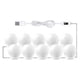 thumbnail image 1 of Luz De Espejo Led Interruptor De Sensor De Barrido De Mano Cadena De Luz Impermeable Luz De Espejo De Maquillaje Usb Serendint HA015285-00, 1 of 7