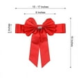 thumbnail image 3 of Efavormart 5 Pack Red Reversible Chair Sashes with Buckle Double Sided Bow Tie Chair Bands Satin & Faux Leather Chair Sash, 3 of 10