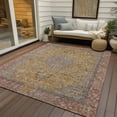 thumbnail image 6 of Addison Rugs Chantille Indoor/Outdoor Traditional Global Gold Washable Rectangle Rug, 8' x 10', 6 of 6