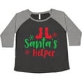 thumbnail image 3 of Inktastic Santa's Helper, Elf Shoes, Snowflakes, Christmas Women's Plus Size T-Shirt, 3 of 5