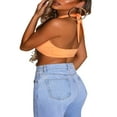 thumbnail image 4 of Women Halter Neck Crop Top Sleeveless Bandage Backless Camisole Tops, 4 of 6