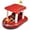 Fire Boat, variant on Zone Tech Harbor Master Inflatable Patrol Boat Pool Float Ride On with Fun Constant Flow Water Squirter for Kids Cool Retro Style for Beach Ocean Pool Lake Extra Thick Large Floatie