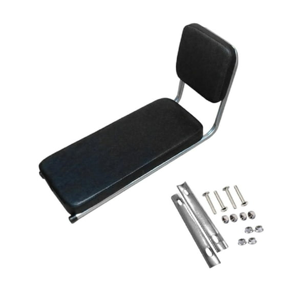 Asiento de bicicleta con respaldo Cojín de asiento de bicicleta Respaldo cómodo Bicicleta portátil L