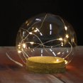 thumbnail image 4 of Display with Cork Base Decorative Protective Stand Birthday Cloche Dome 15cmx15cmx15cm, 4 of 9