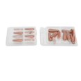 thumbnail image 3 of Uñas postizas de plástico, 30 pegatinas para decoración de uñas, pegatinas para uñas, diseño aerodinámico, 3 of 8