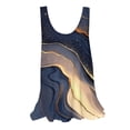 thumbnail image 2 of Yourumao Women's Tank Tops Scoop Neck Ruffle Hem Tanks Printed Sleeveless Shirts Flowy Summer Casual Tshirts for Vacation Travel, 2 of 5