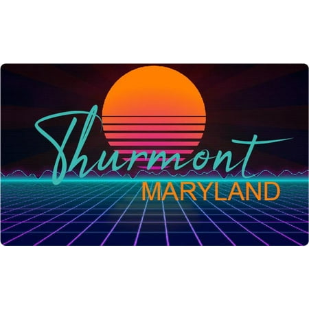 

Fairwood Maryland 4 X 2.25-Inch Fridge Magnet Retro Neon Design